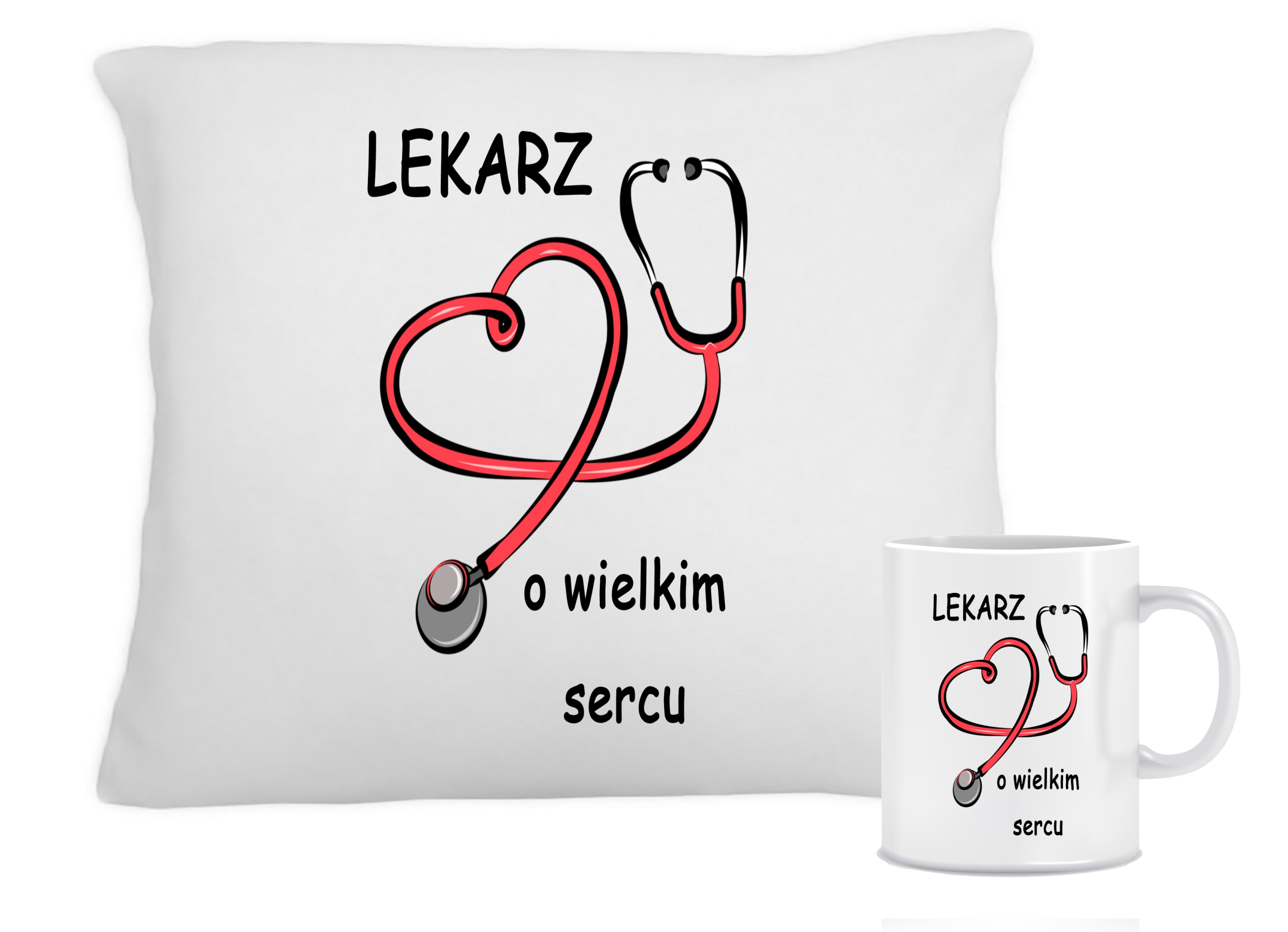 

Zestaw Poduszka Kubek Dla Lekarza