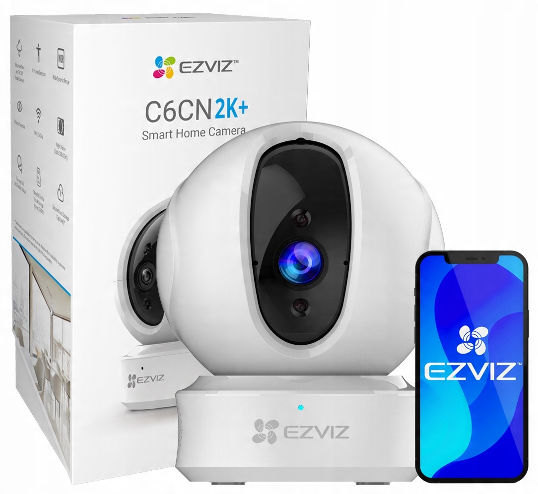 

Kamera Ezviz C6CN Obrotowa WiFi 4Mpx Autotracking