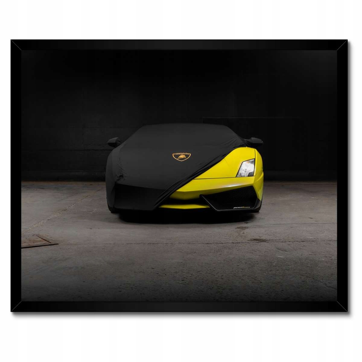Plakáty v rámu 50x40 Žluté sportovní auto