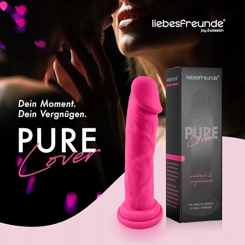 LIEBESFREUNDE Realistyczny Dildo 20 cm Silikonowy Z Przyssawką Dla Kobiet — miniatura 9