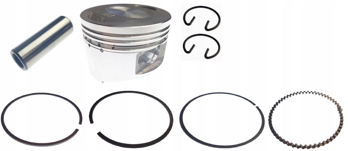 ZESTAW TŁOK + PIERŚCIENIE/PIERŚCIONKI Quad ATV Linhai M150cc OEM!