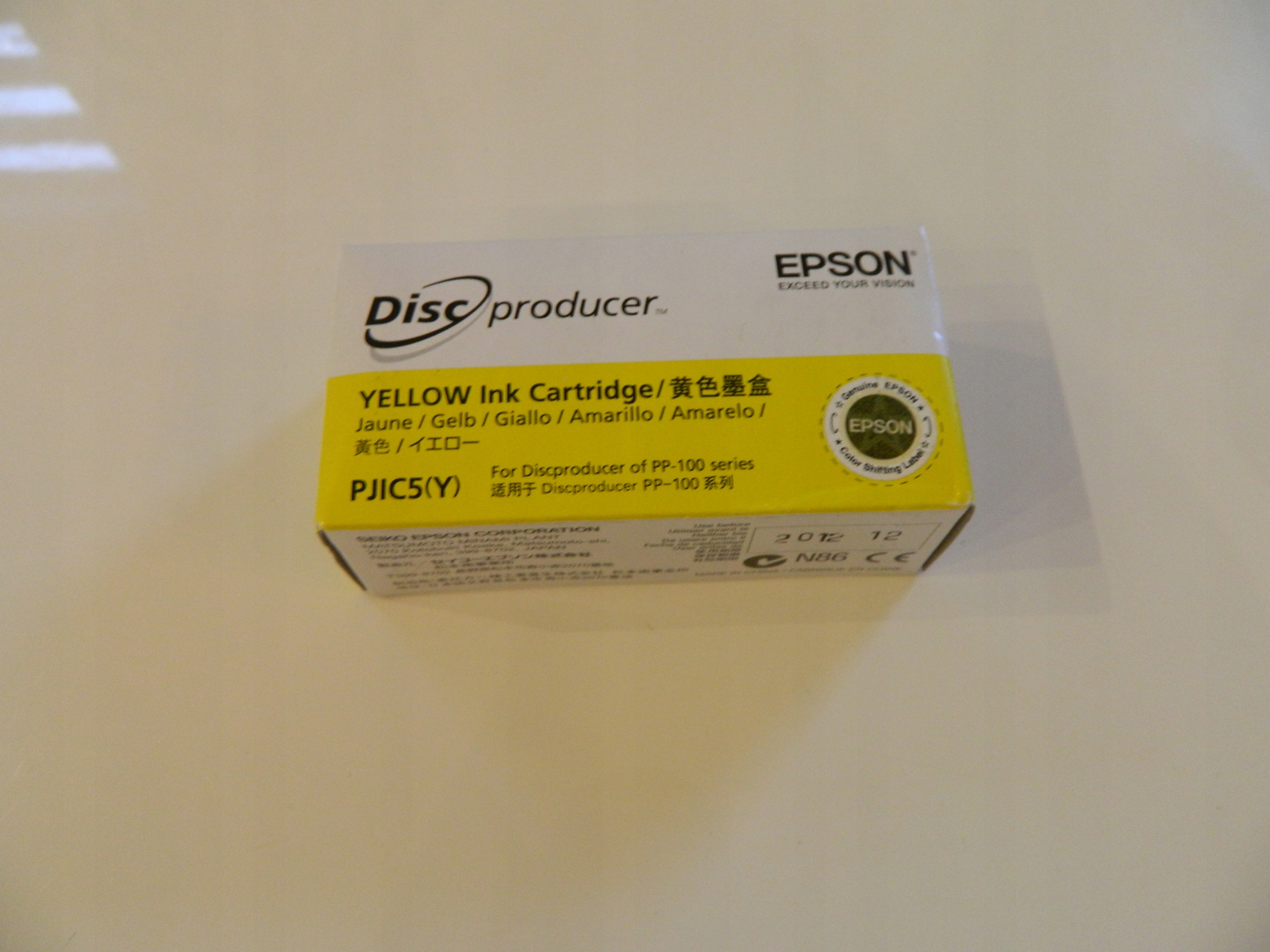 Originální inkoust Epson PJIC5 Yellow Discproducer PP100AP