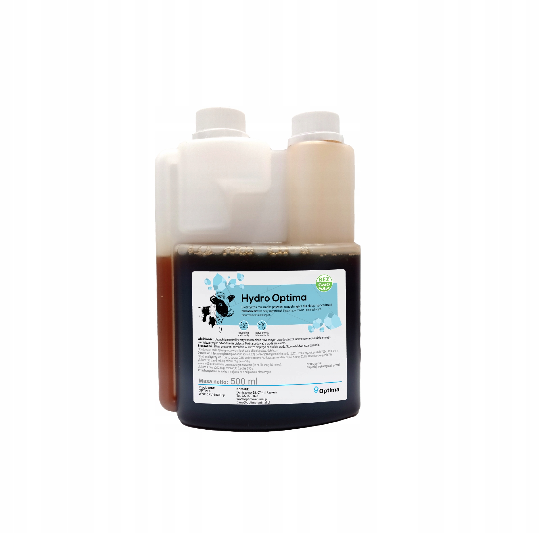 

Hydro Optima koncentrat Elektrolity dla cieląt