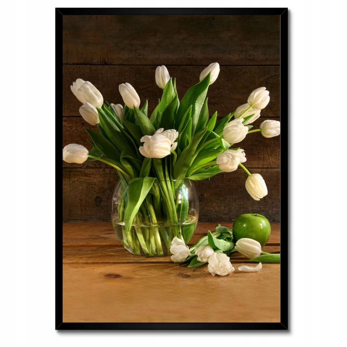 Plakáty v rámu 50x70 Kytice tulipánů Váza