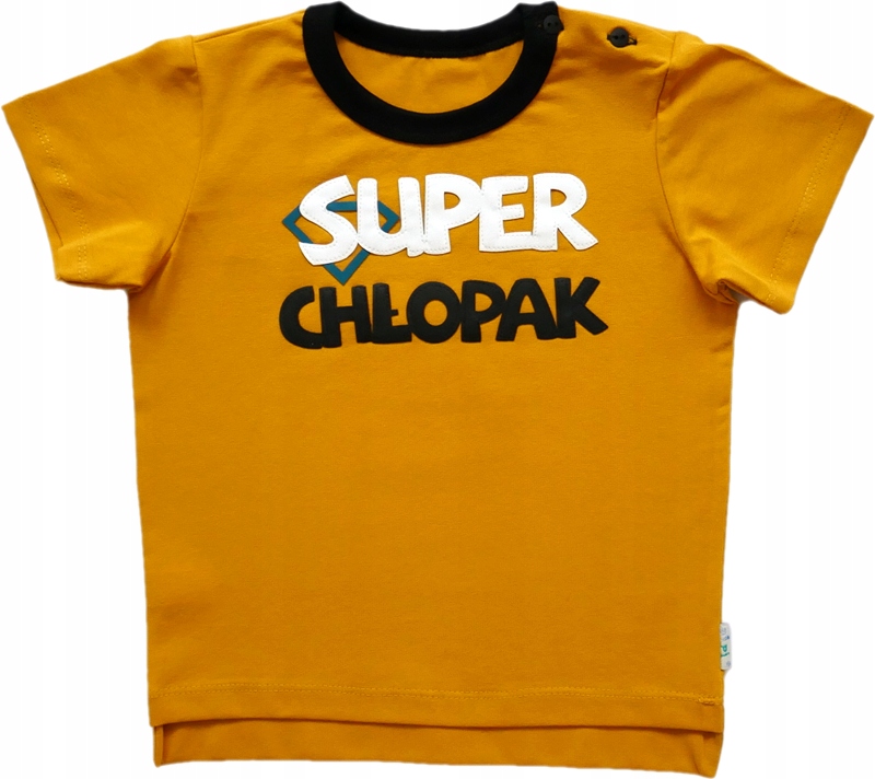 

Bluzka Super Chłopak bawełna Aipi 110 musztarda