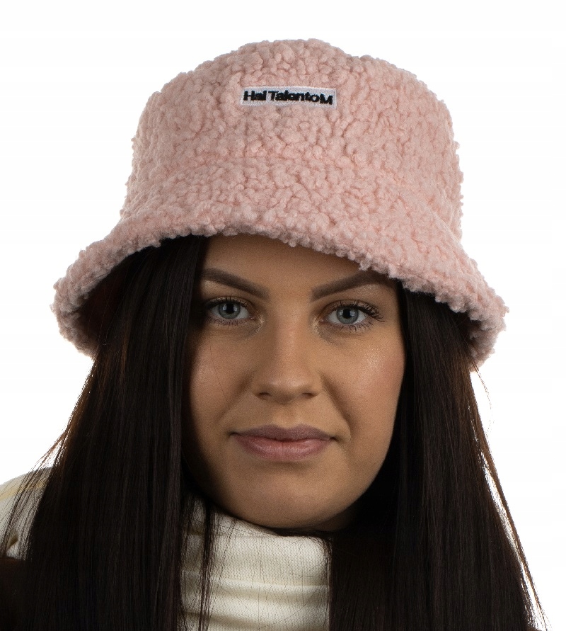 KAPELUSZ ZIMOWY RYBACKI BUCKET HAT REGULOWANY RÓŻ Marka bez marki