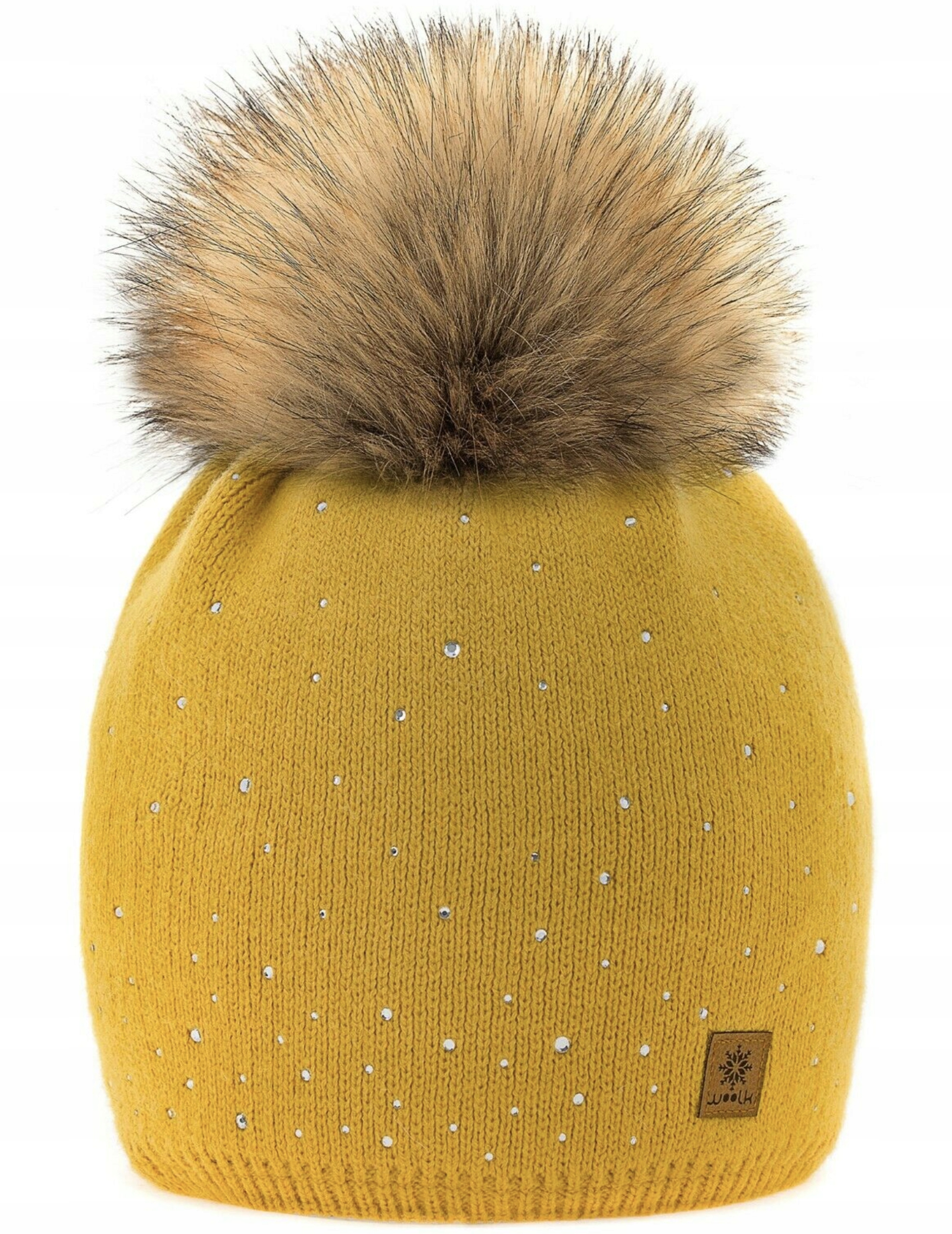 

Zimowa Czapka Ciepła pompon i polar Woolk Verona