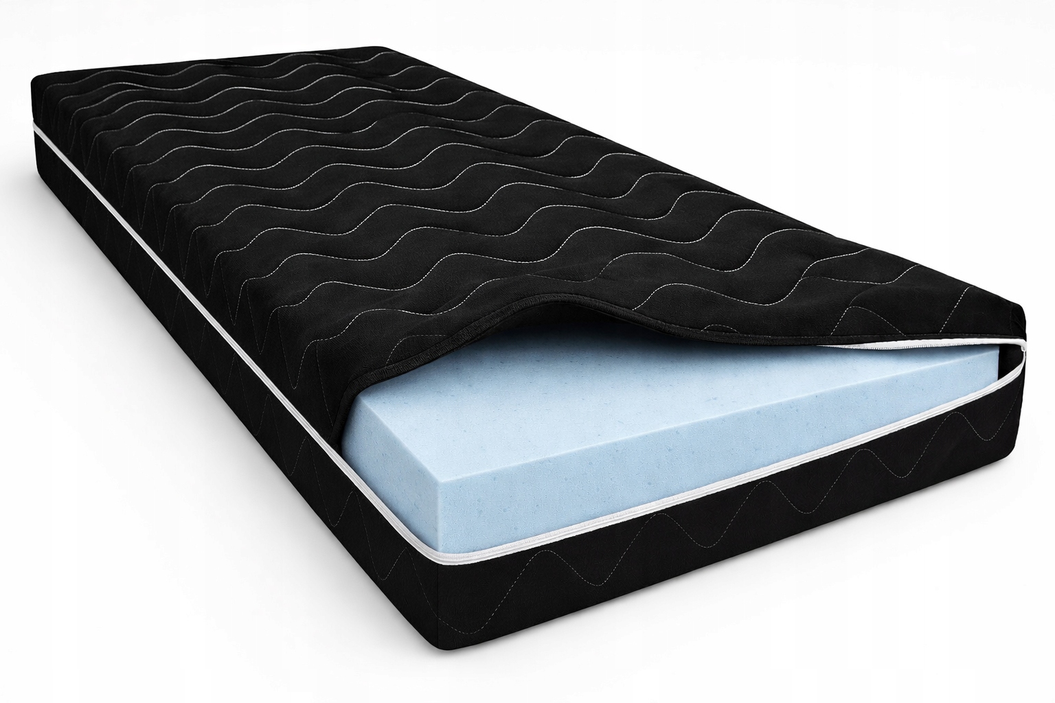 Matrace Měkká H2 75X175 Černá 9 Cm Antibakteriální pěna pro dítě