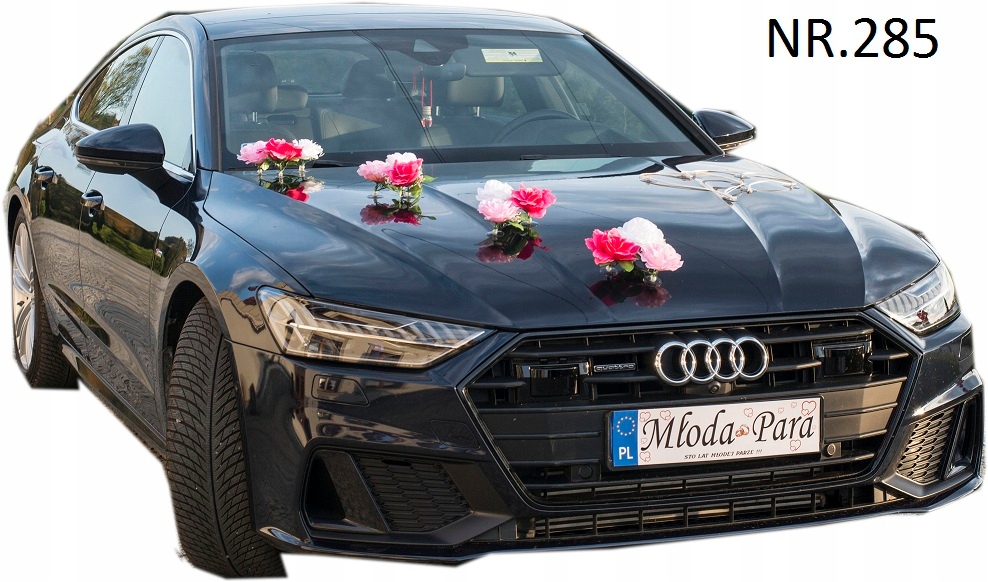 Pevně drží dekoraci na auto, auto na svatbu 285, vícenásobná