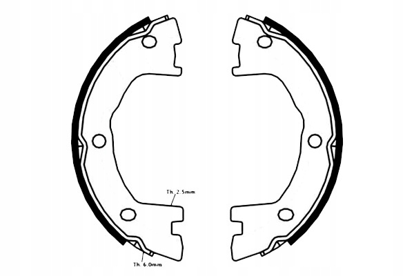 Brzdové Čelisti Brembo 2992568 2995817 301373005