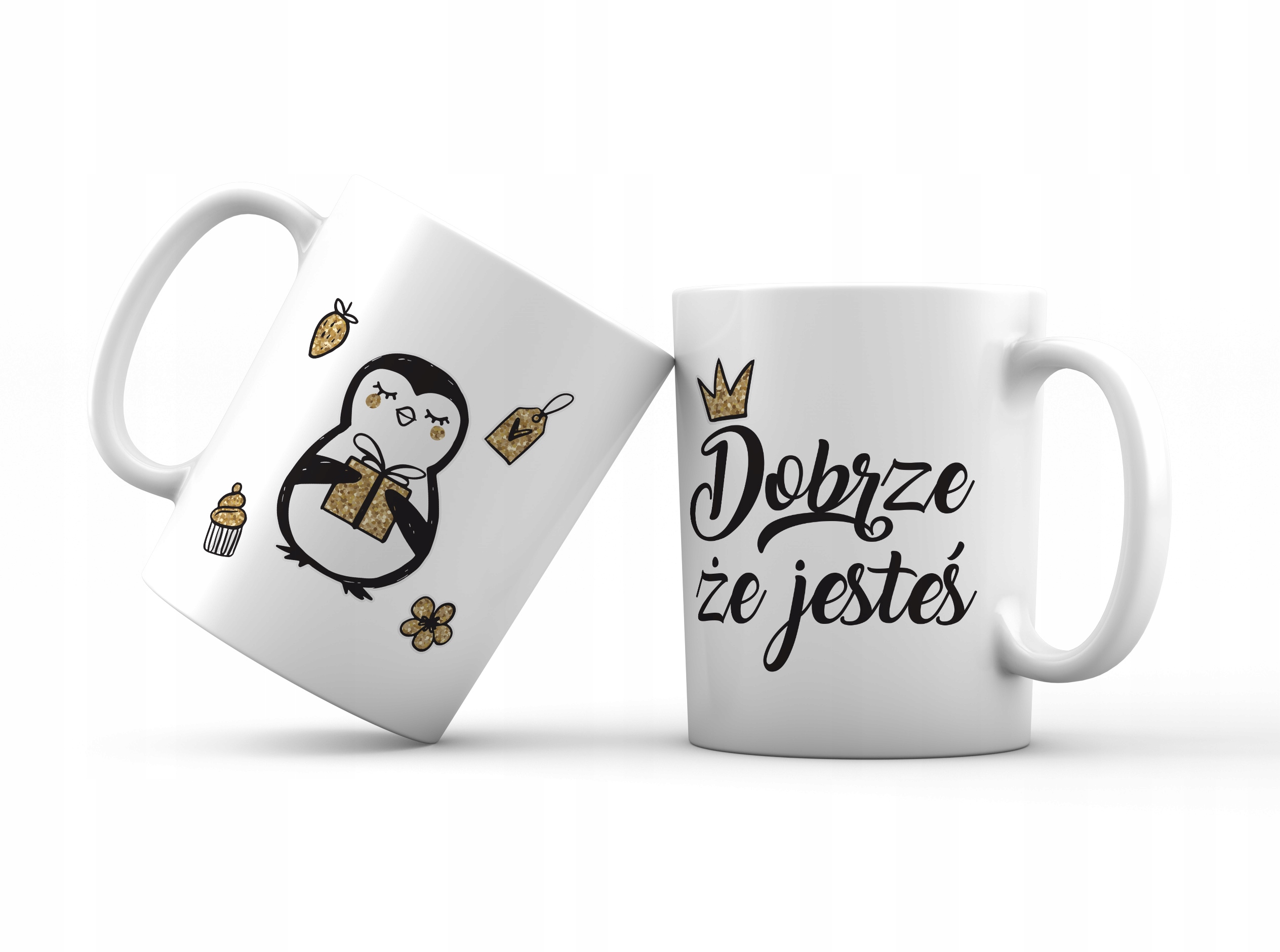 

Kubek Pingwiny pingwinek Dobrze Ze Jesteś