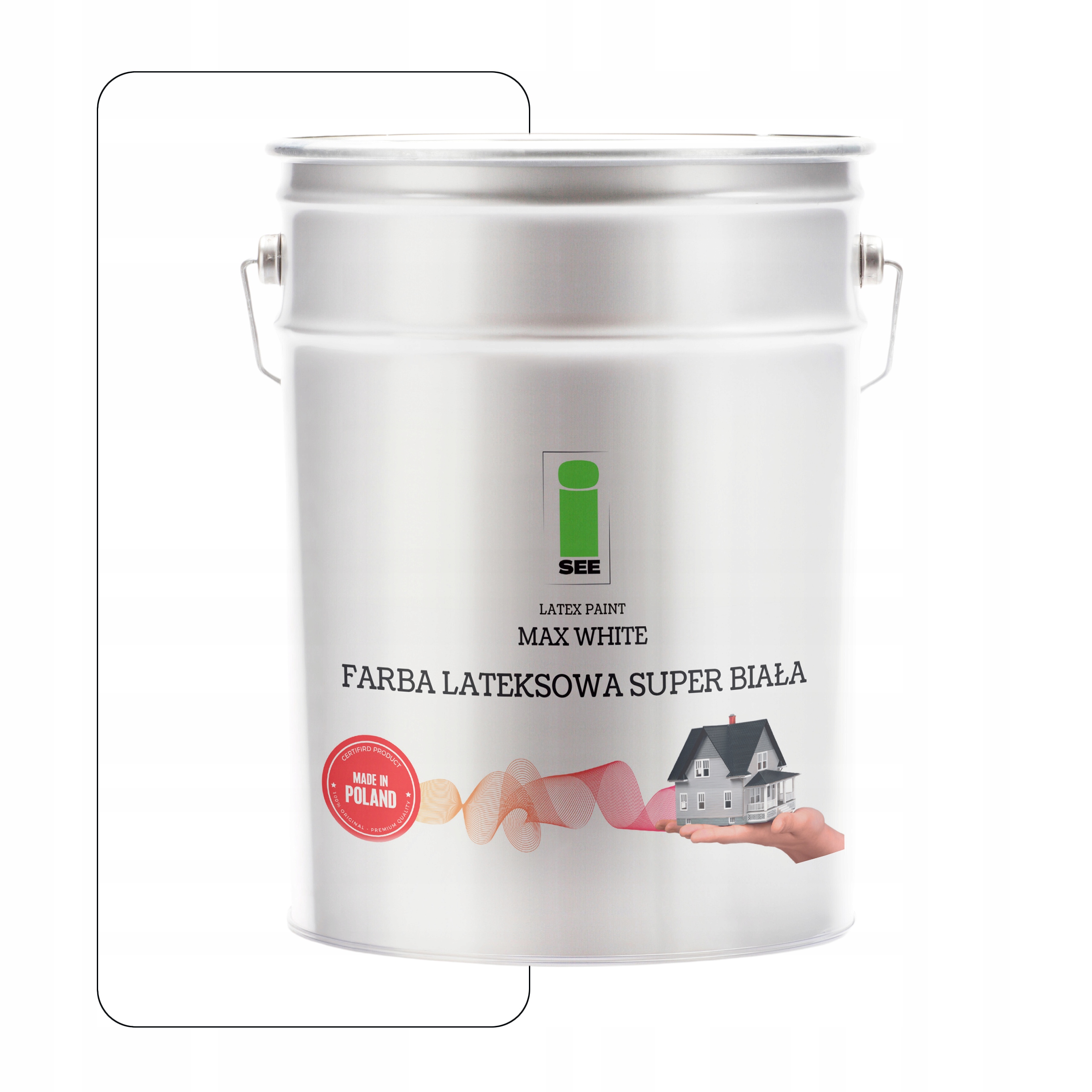 Barva Na Stěny Bílá Sněhová Latexová Prodyšná 5L Hypoalergenní