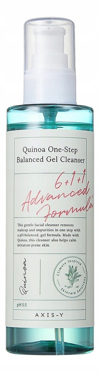 Axis-Y Quinoa One Step Gel na mytí obličeje 180 ml