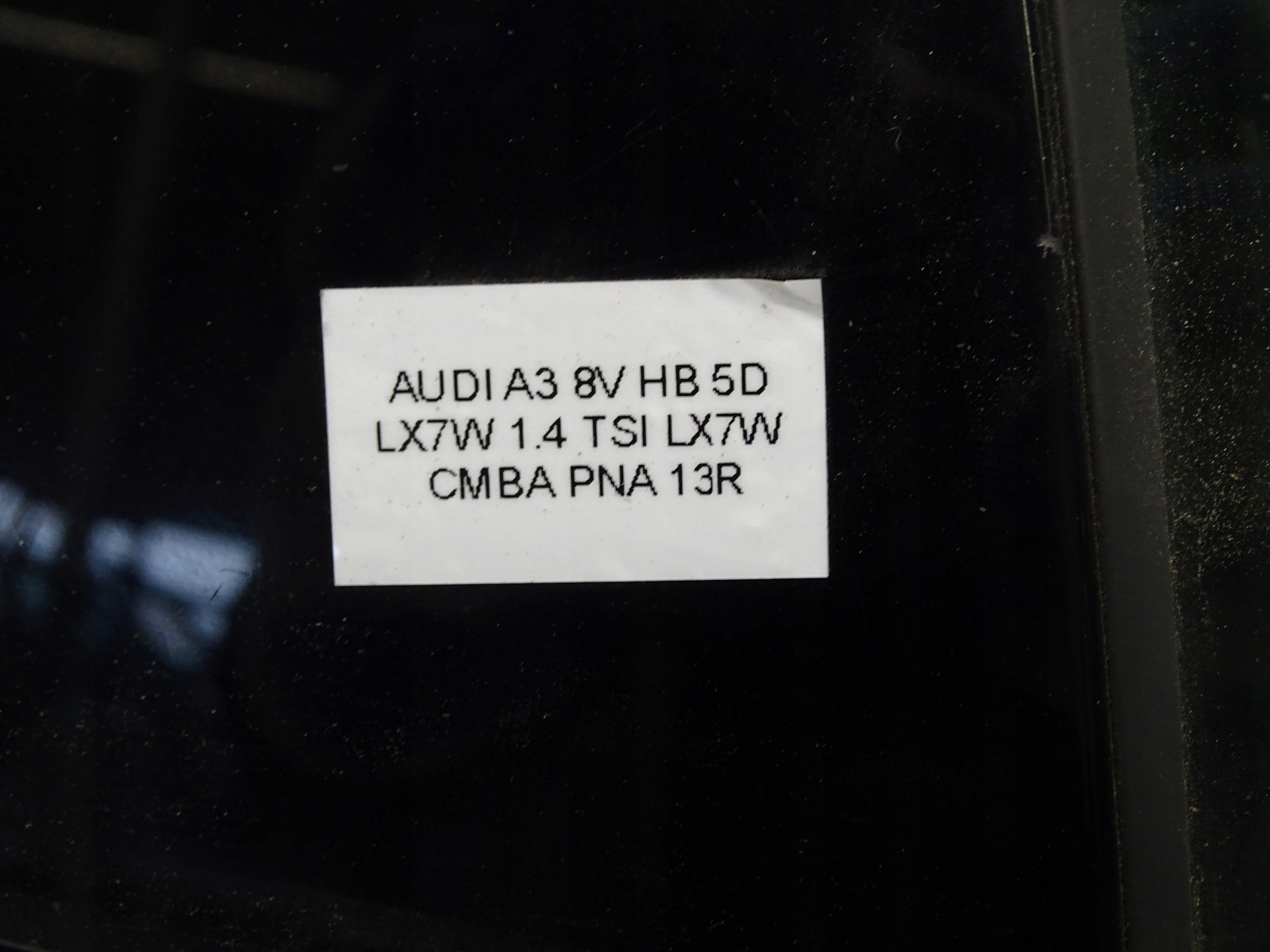 door right front right front window AUDI A3 8V SB 5D LX7W