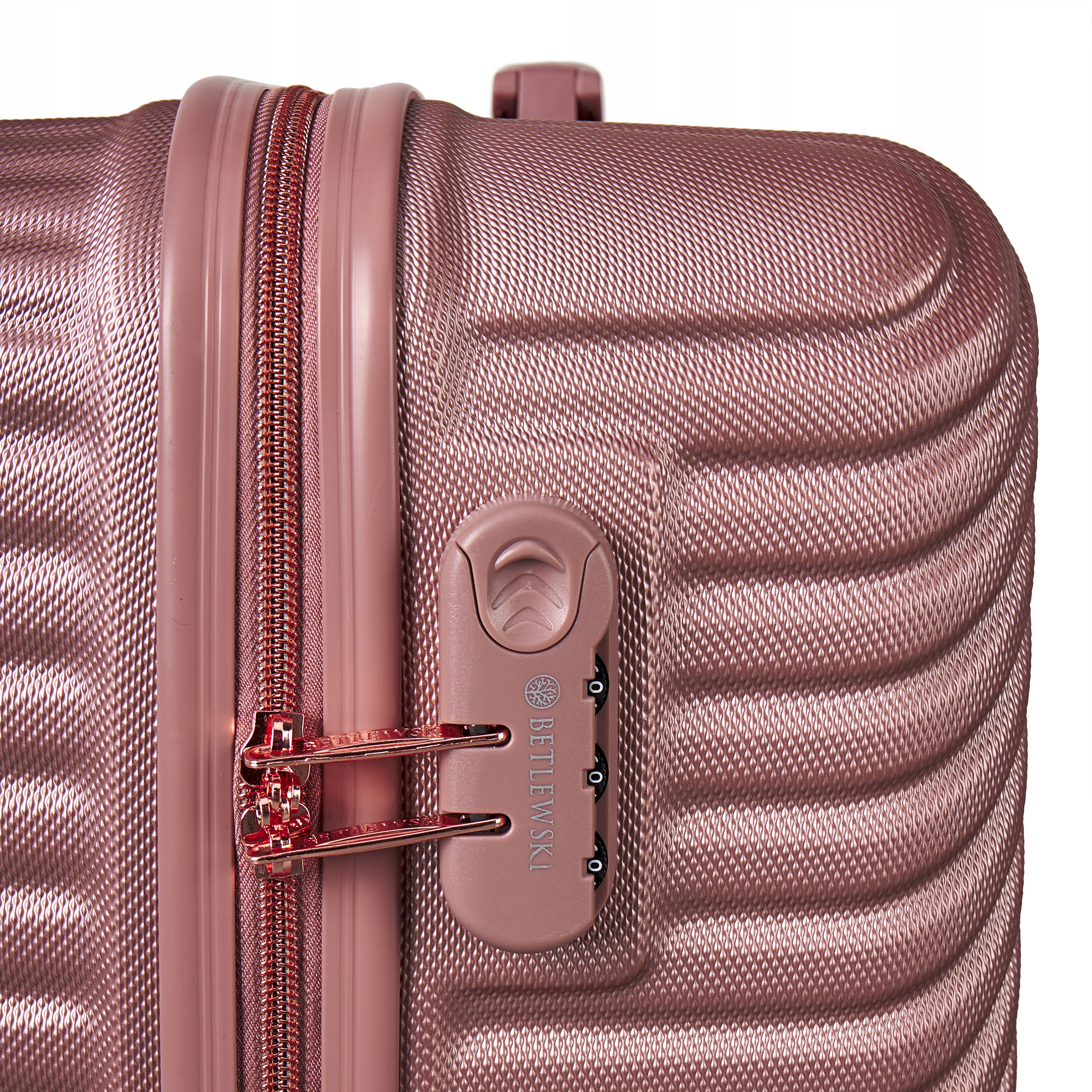 BETLEWSKI Komplet walizek podróżnych duży zestaw bagaży turystycznych 4szt Materiał dominujący ABS