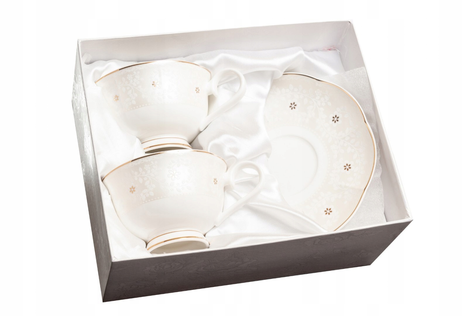 

2 Filiżanki Porcelana Kostna W Pudełku