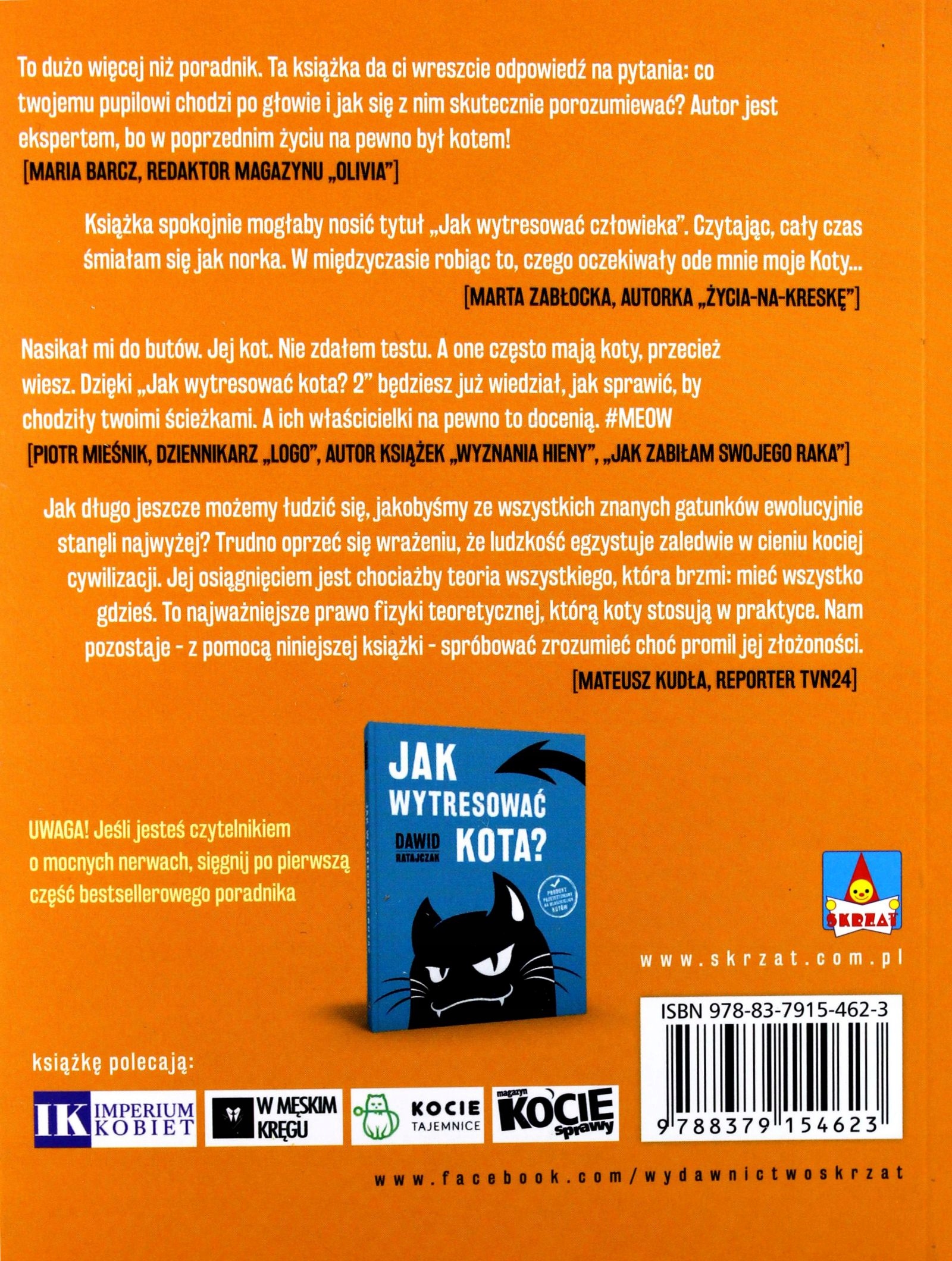 JAK WYTRESOWAĆ KOTA 2 - Dawid Ratajczak [KSIĄŻKA] Stan opakowania oryginalne