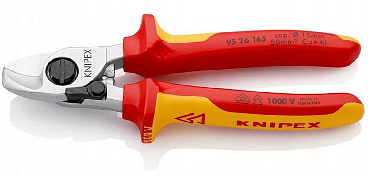 Nůžky na kabely 95 26 165, nůžky na kabely 9526165 1000V Knipex