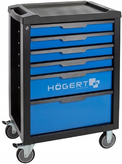HOGERT HT7G045 ТЕЛЕЖКА ДЛЯ ИНСТРУМЕНТОВ ШКАФ 6 ЯЩИКОВ