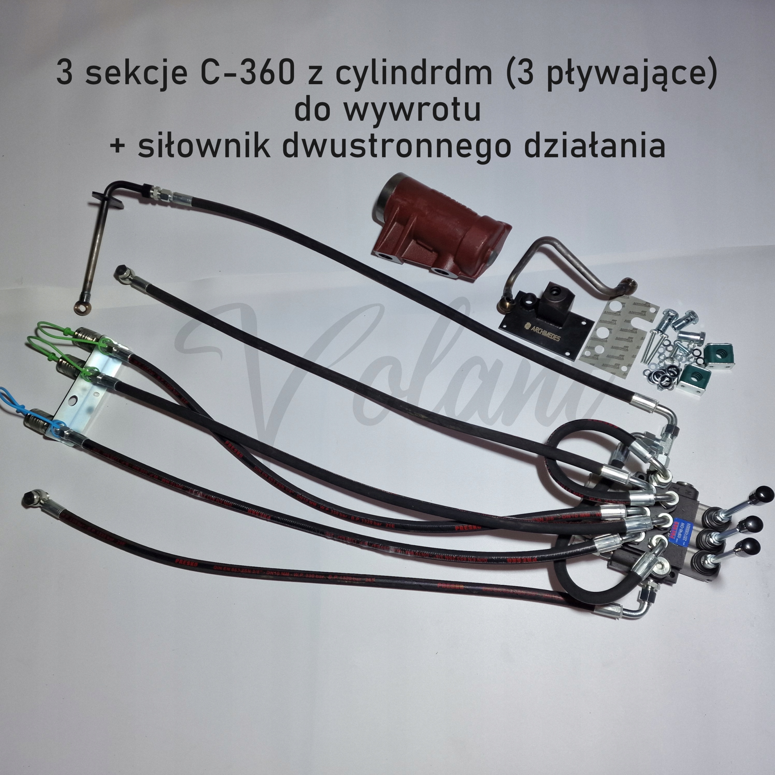 Plovoucí Rozdělovač 3-SEKČNÍ Vnější C-360 Kompletní Na Blatník