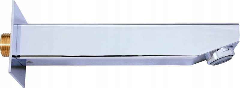 Rav Hranatý výtok zo steny, Farba: Chróm, Rozmer: 172 mm (TLR001) /sm/