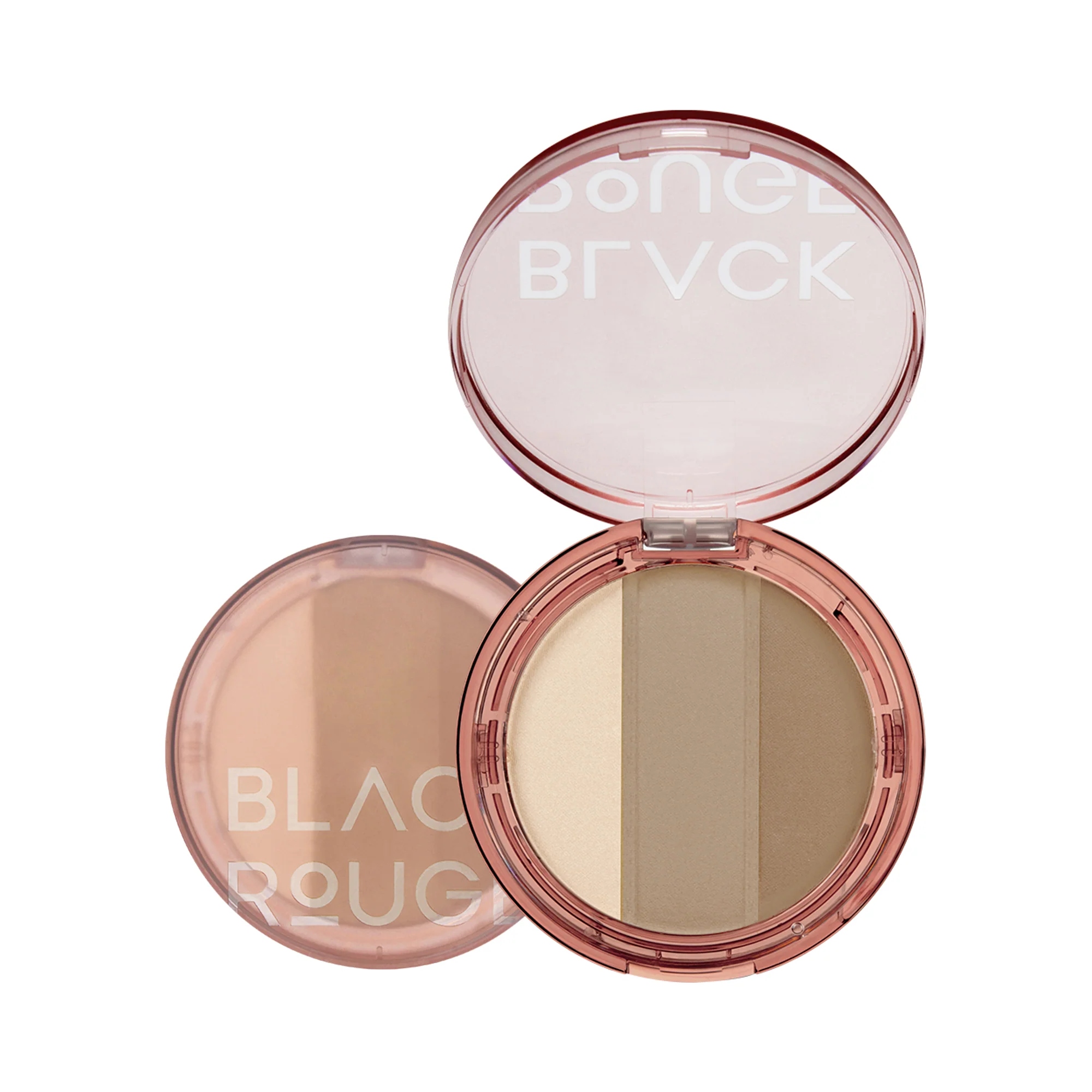 Black Rouge Upanddown Triple Contouring Konturovací paletka 10 g