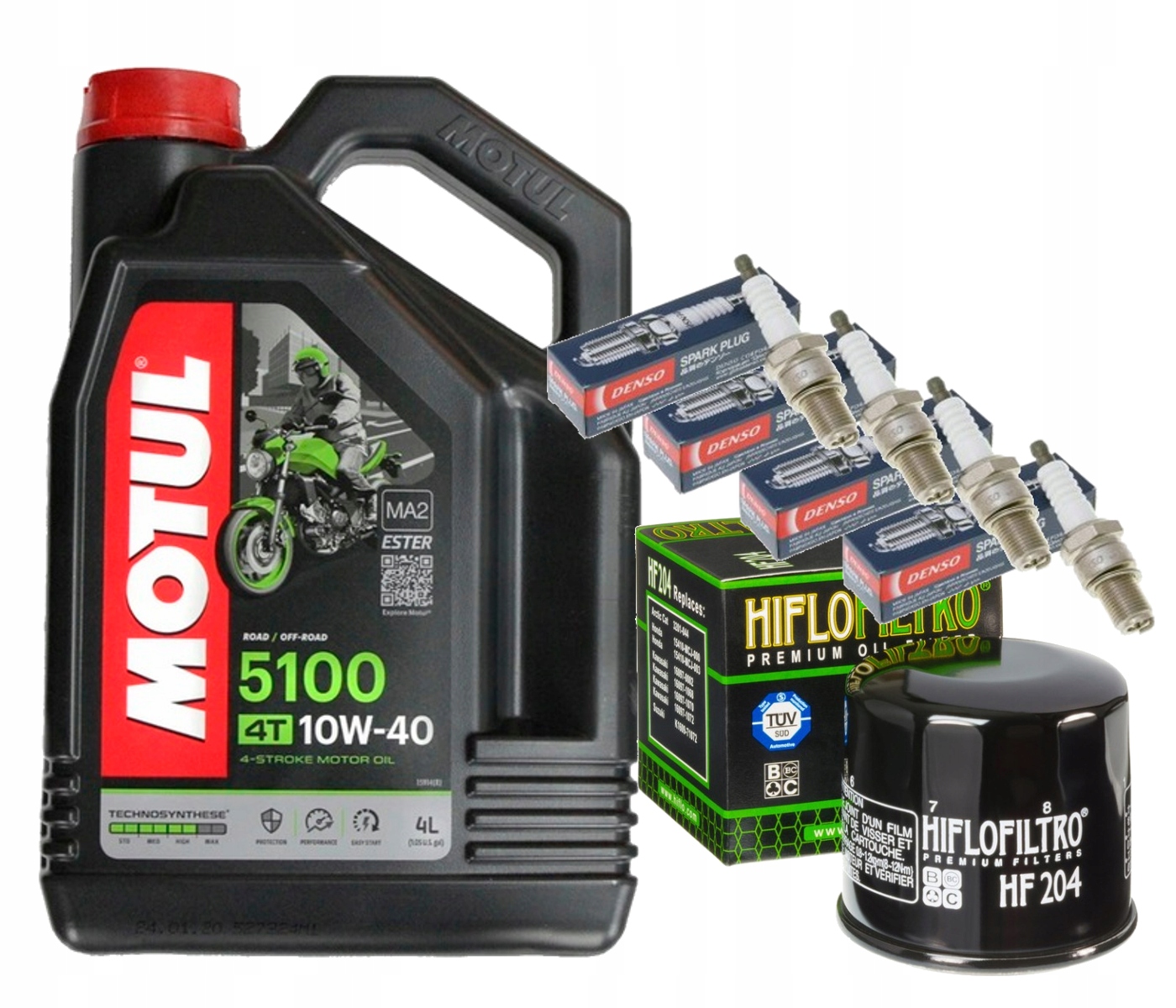 OLEJ MOTUL 5100 FILTR SWIECE HONDA CB1300