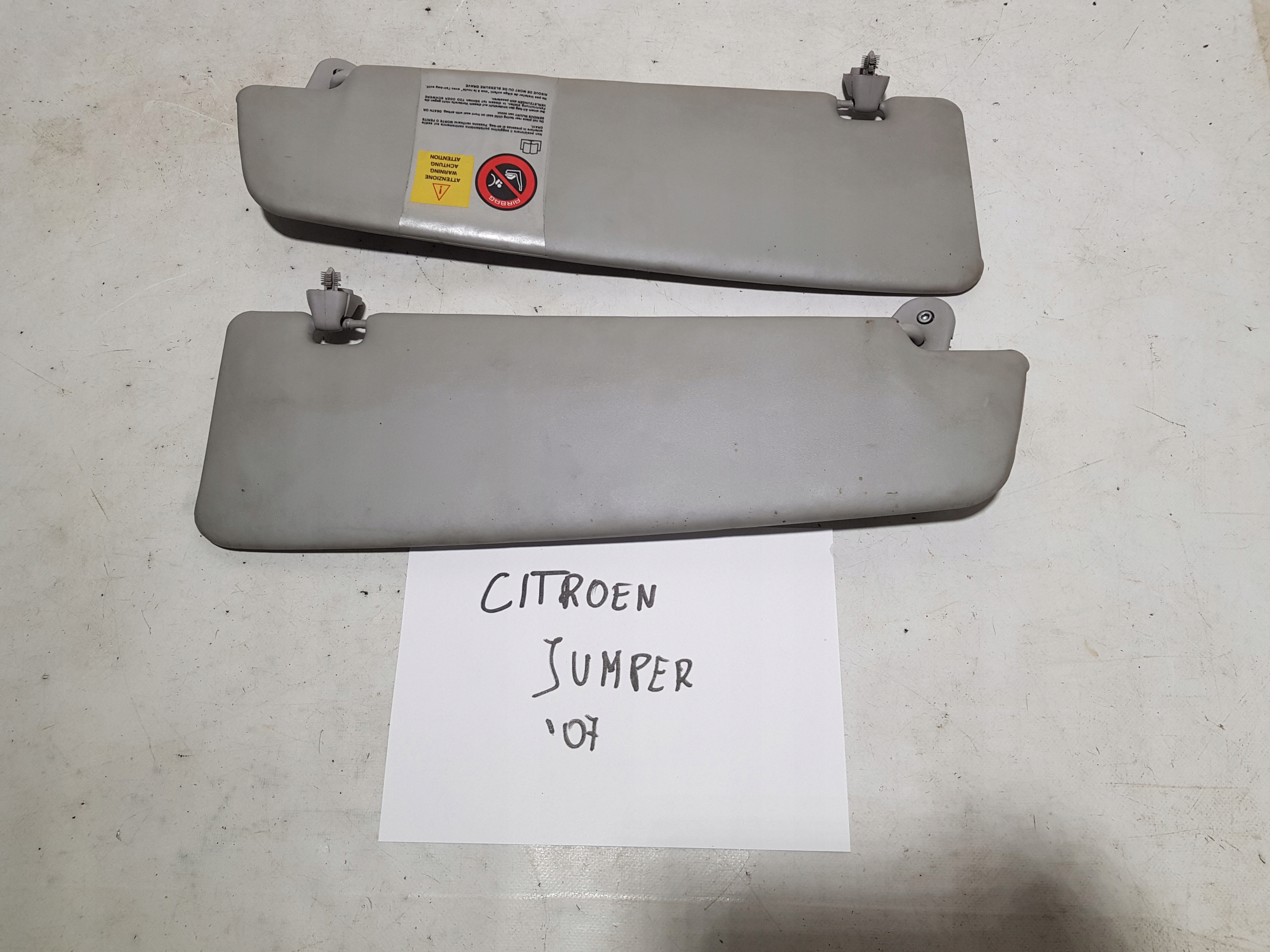 visors right left KOMPLET FIAT DUCATO II