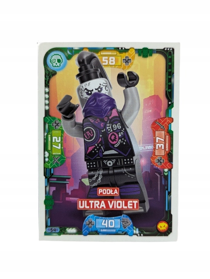 Karta Lego Ninjago Seria 5 Następny Poziom Nr 054