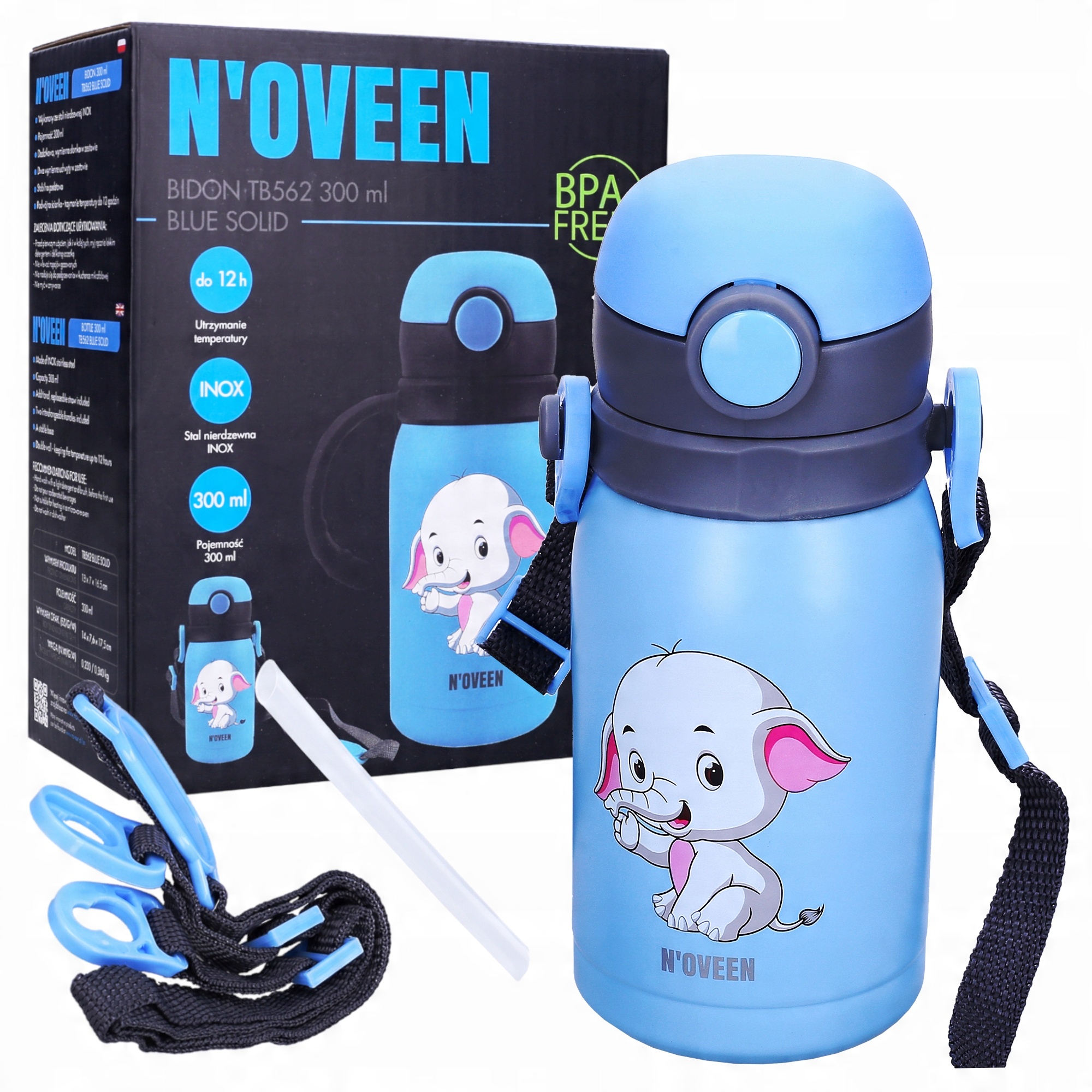 

Bidon Termiczny Ze Słomką Dla Dzieci Stalowy 300ml
