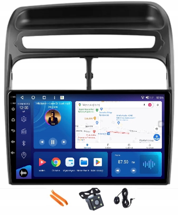 Rádio Android Navigácia Qled Carplay 32GB Lte Gps Dsp Fiat Linea 06-12
