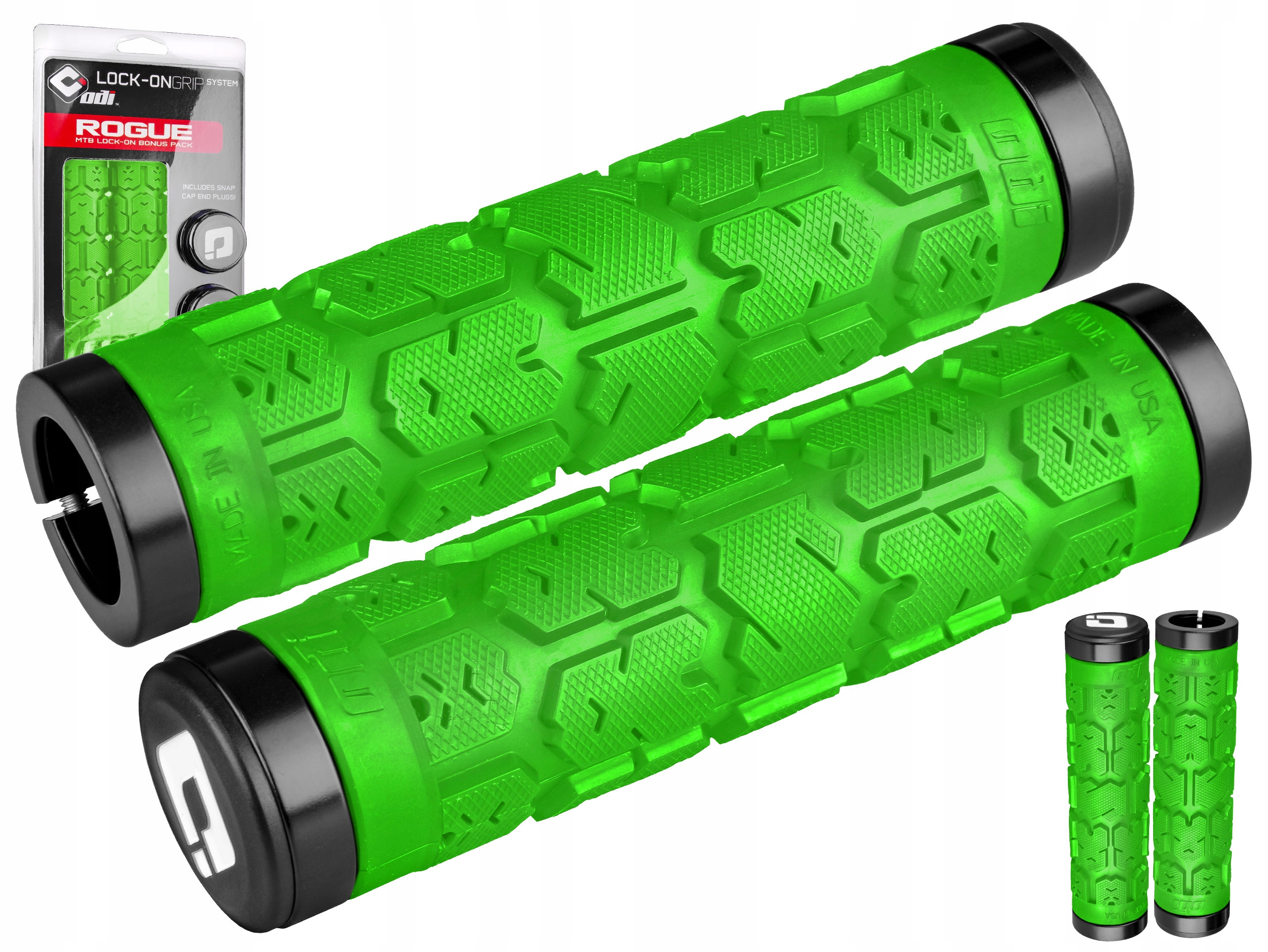 

Gripy Odi Rogue Mtb Lock-on Bonus Pack Green