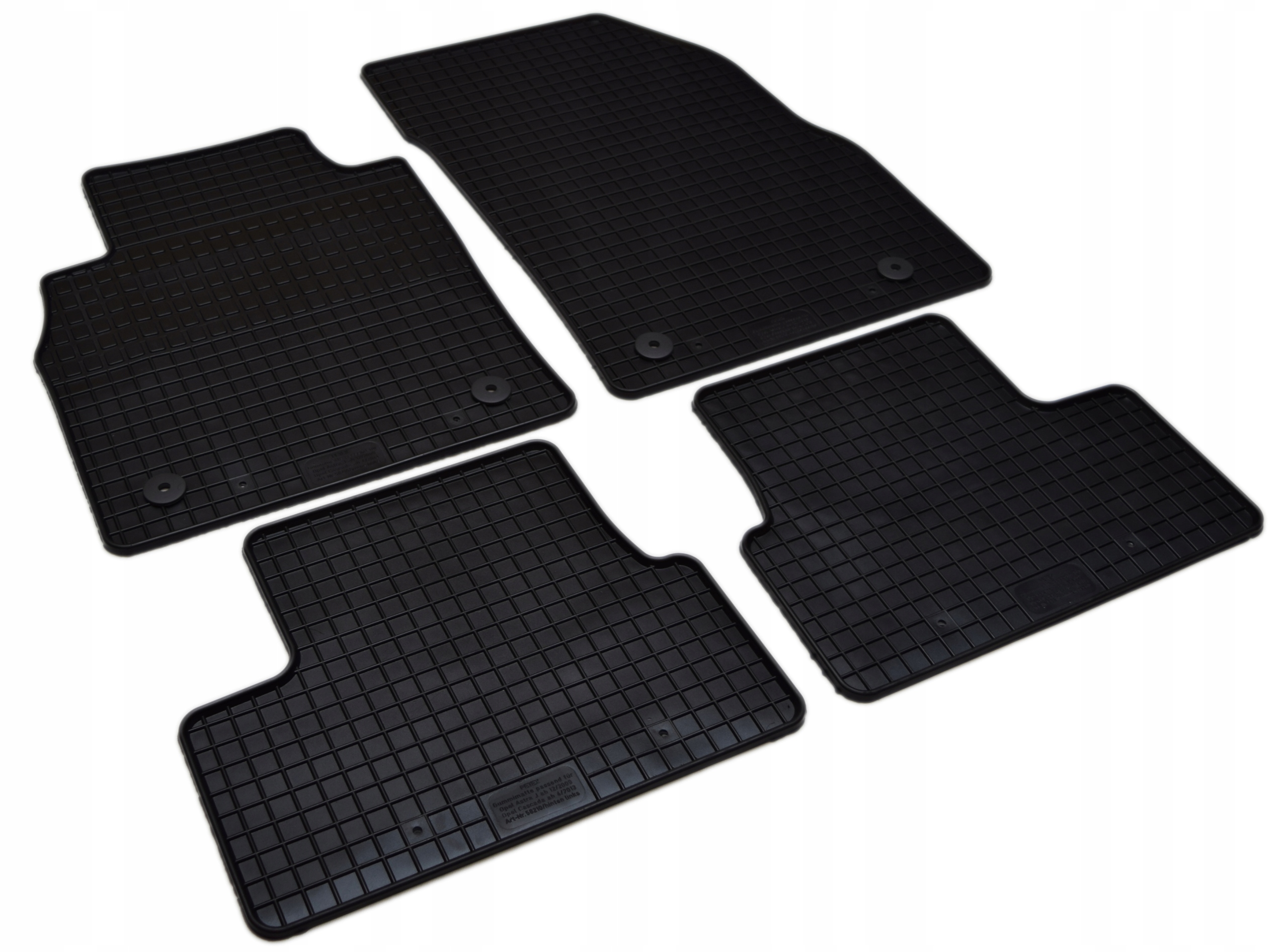 Opel Astra J IV 2009-2019r. i Opel Cascada 2013-2019r Dywaniki Gumowe Petex