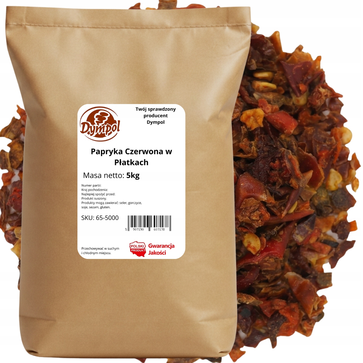 Levně Červená Paprika v Okvětních Lístcích Sušená velmi aromatická kvalita Premium 5 kg