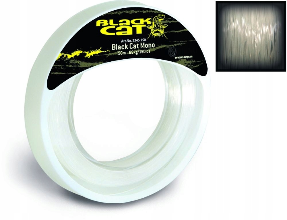 Przypon Mono Leader Black Cat 1,3MM 50M 77KG 17