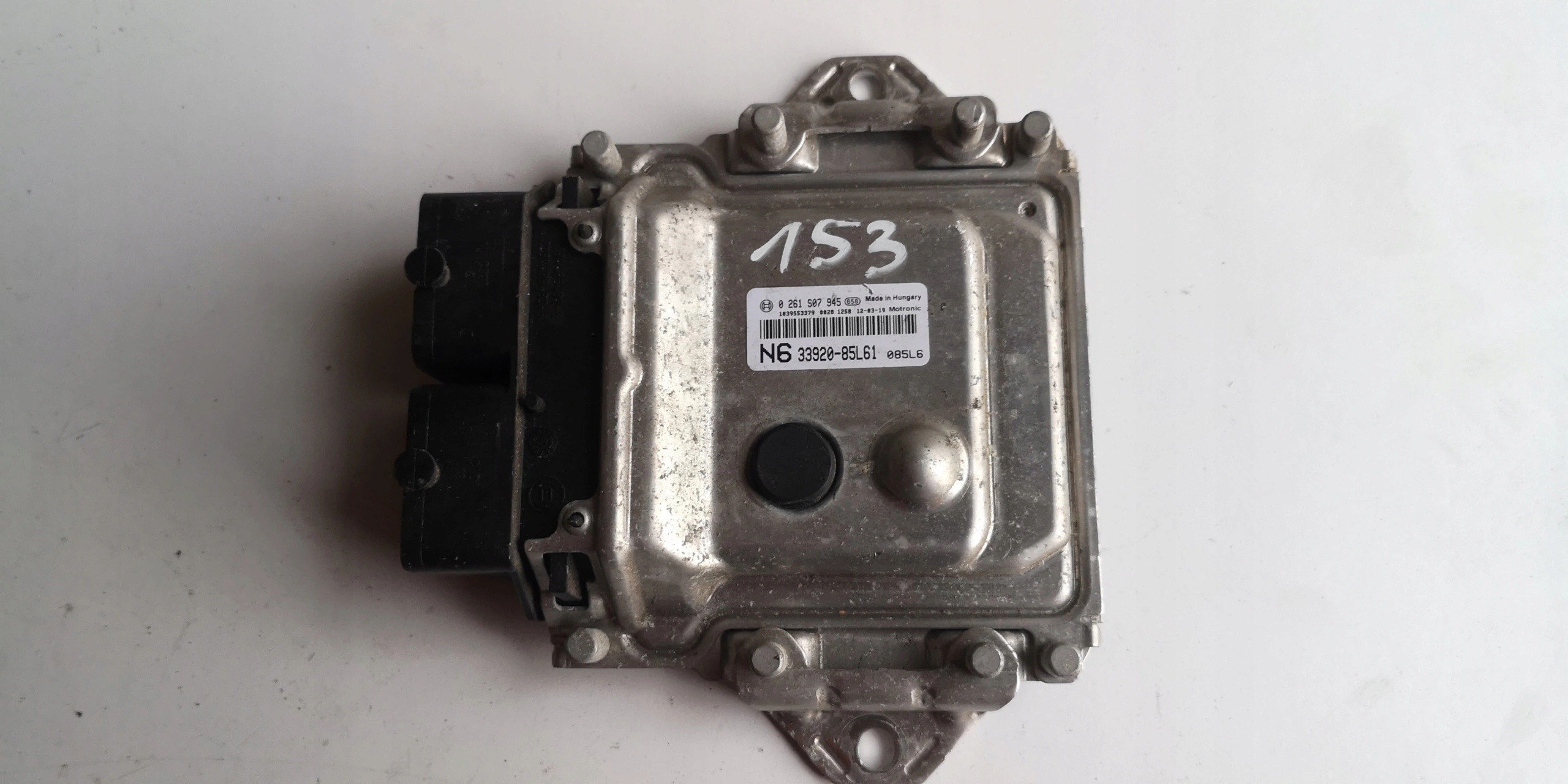 computer ECU OPEL AGILA 0261S07945 33920-85L61
