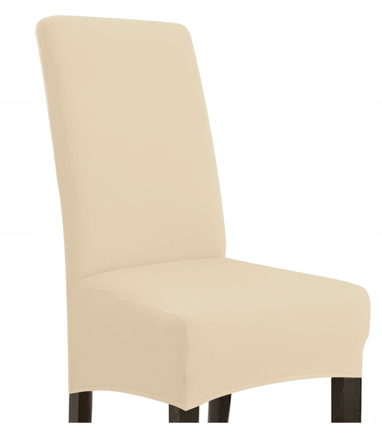 

Pokrowiec na krzesło XXL Gładki uniwersalny Kremow