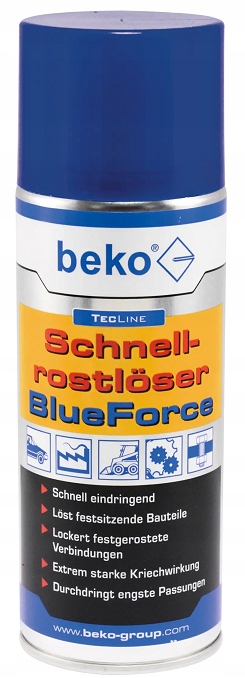 

Błyskawiczny Odrdzewiacz BlueForce 400ml Beko