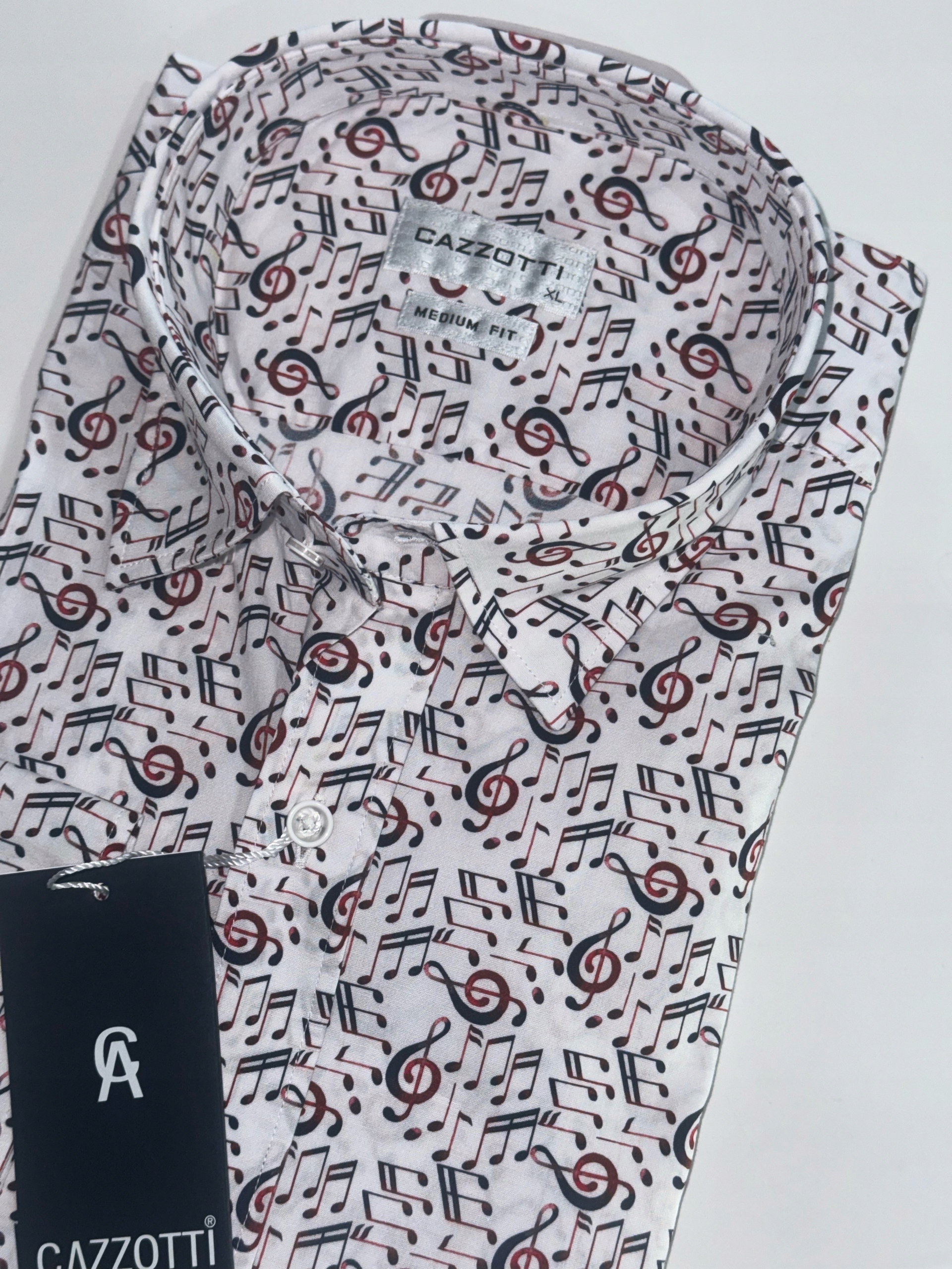 Cazzotti pánská košile 002 Pětilinka s dlouhým rukávem medium fit 3XL 47/48 29C