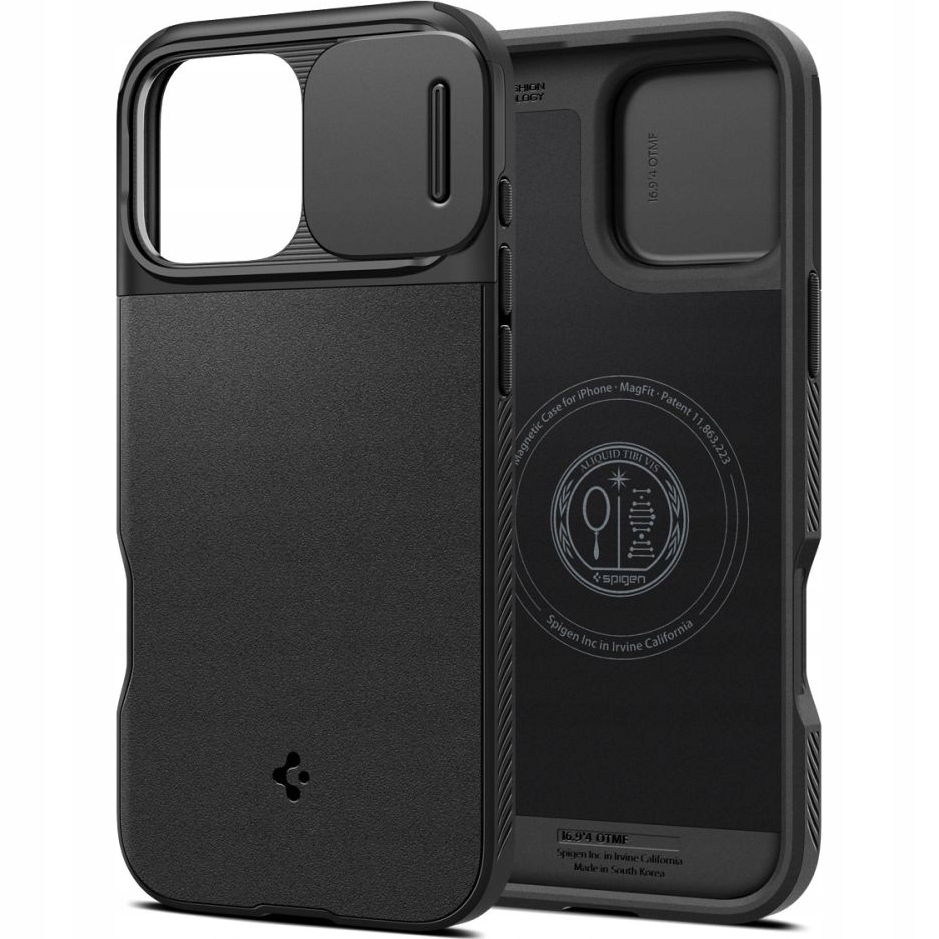 Etui do iPhone 16 Pro, Spigen Optik Armor Mag do MagSafe osłona aparatu