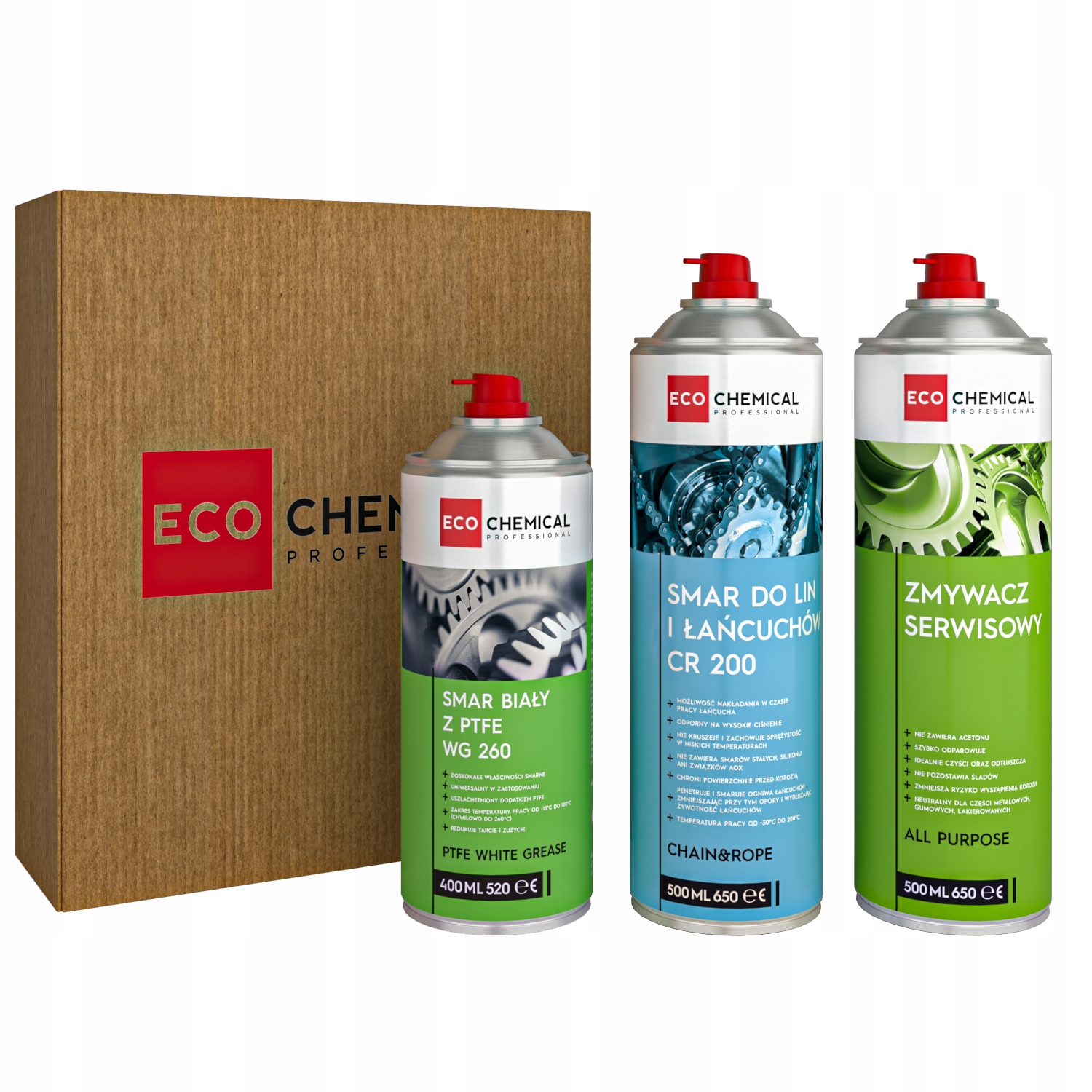 Zestaw serwisowy do wózków widłowych Ecochemical A124