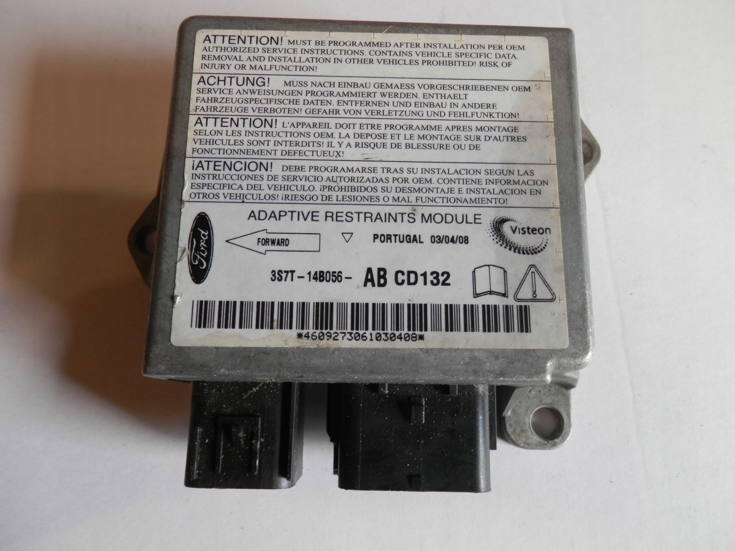 FORD MONDEO MK3 MODUŁ SENSOR AIRBAG 3S7T-14B056-AB