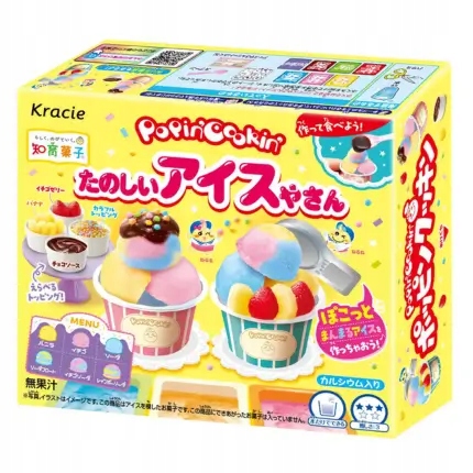 2x Diy sada Popin Cookin Tanoshi Ice Cream Salon 26g Kracie