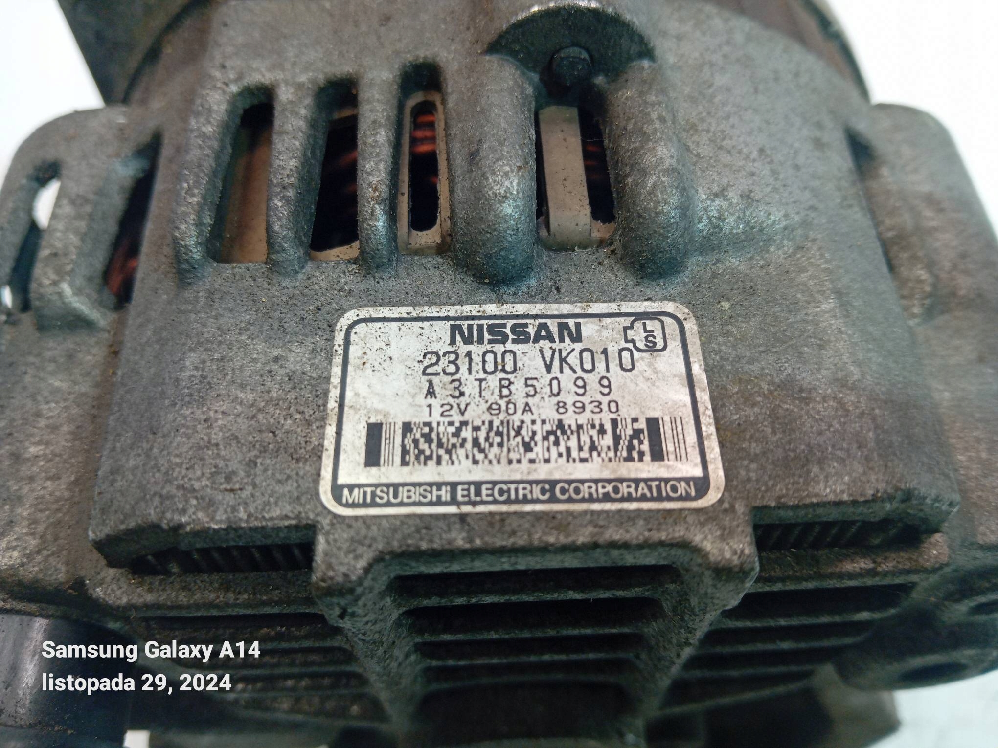ALTERNATOR 23100VK010 NISSAN NAVARA D22 PICKUP