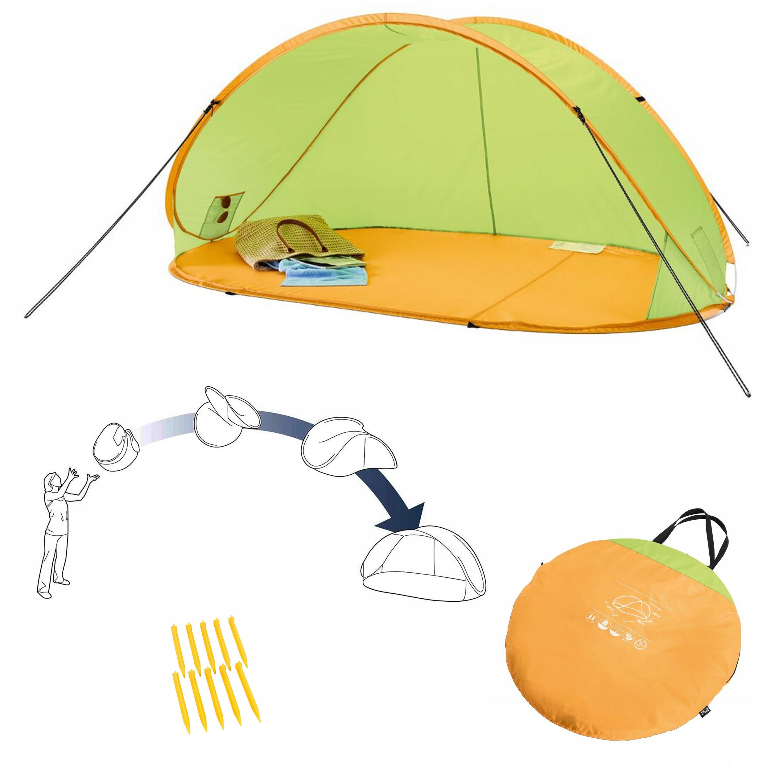 

Namiot plażowy UV60 samorozkładający pop up 220cm