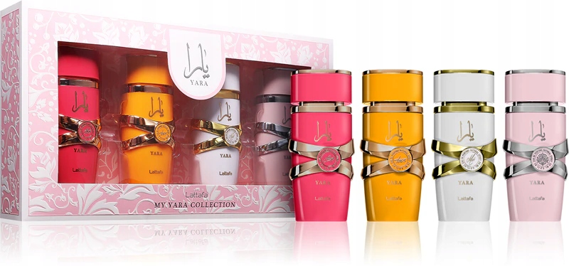 Lattafa My Yara Collection Zestaw 4x25ml Edp+gratis!