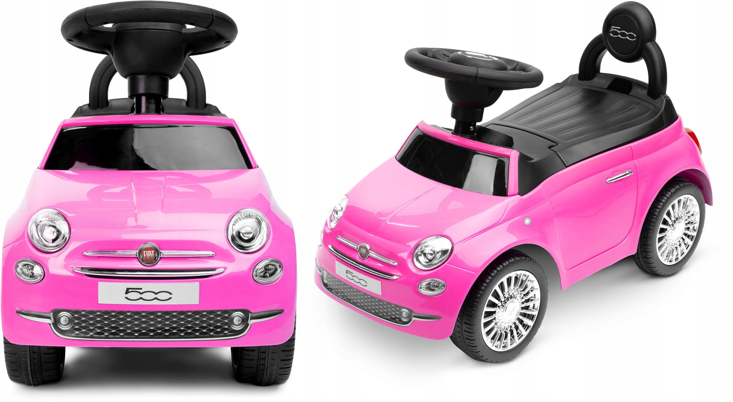 Jeździk Fiat 500 Pink