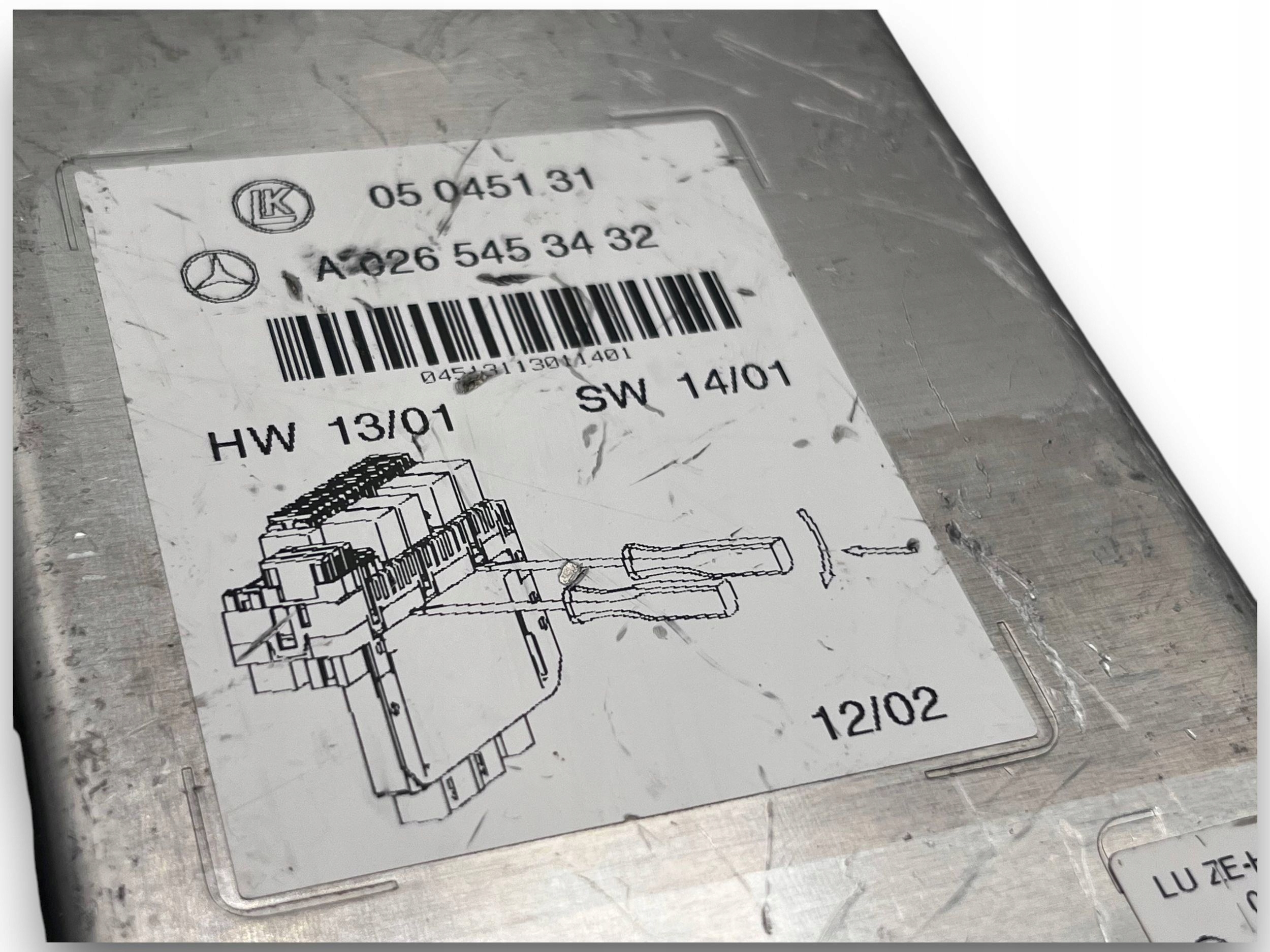 MERCEDES SL 230 module SAM BSI computer control unit A0265453432 $J