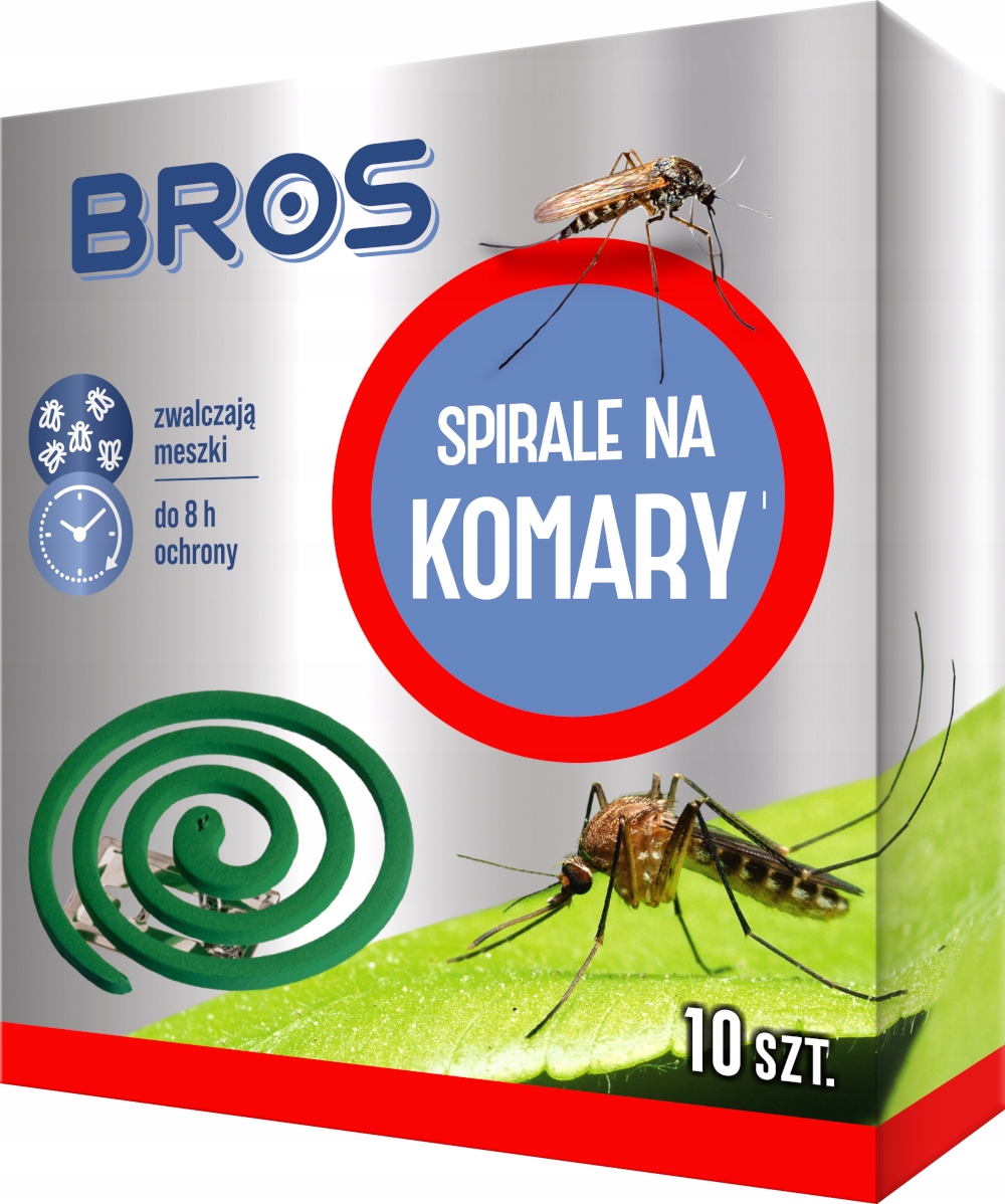 

10x Spirala Odstraszacz Na Komary Meszki Bros