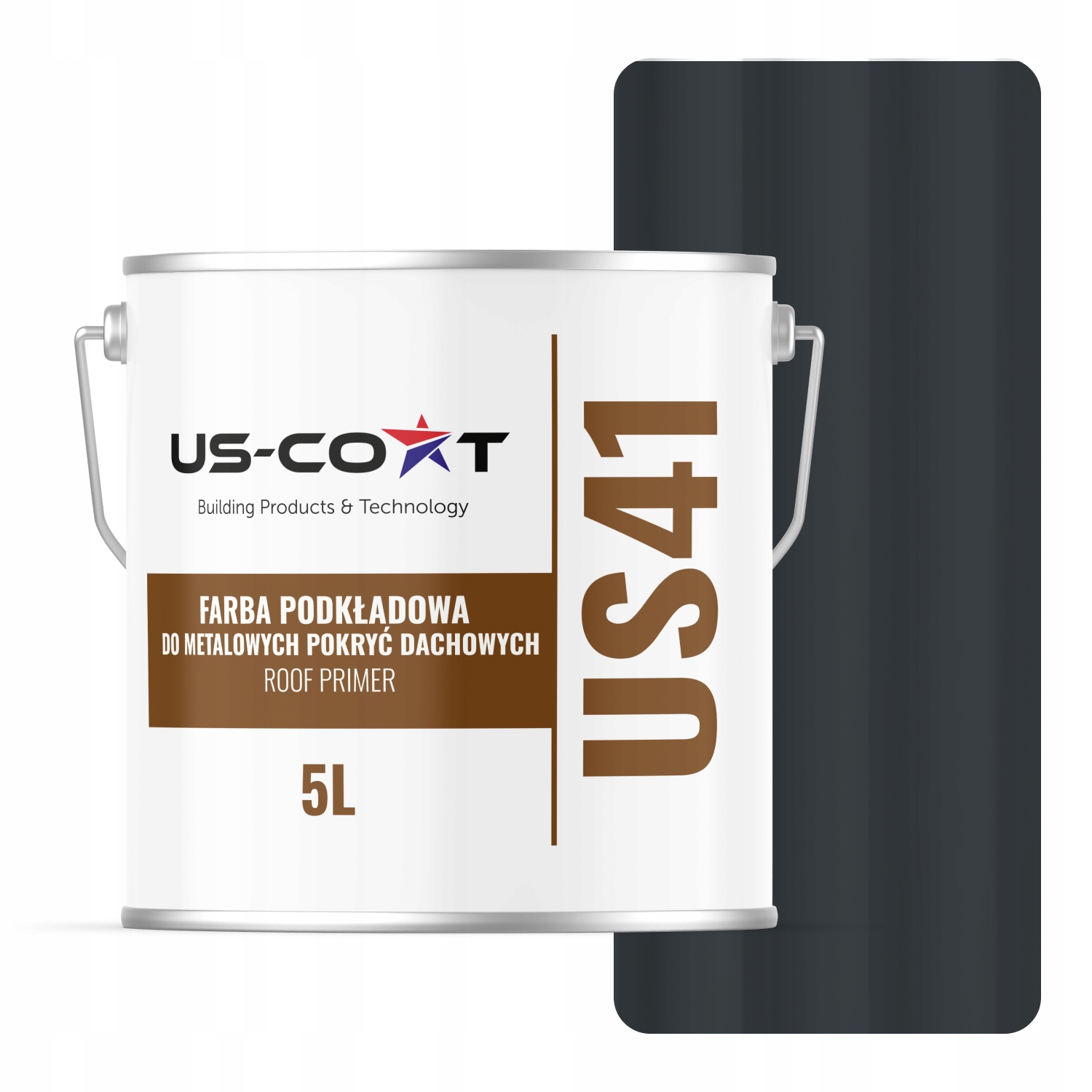 Základná Farba na Kovové Strechy Antracit RAL7016 5L Matná